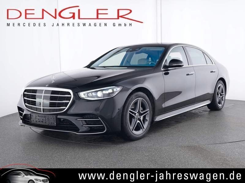 Obsidianschwarz metallic Gebraucht 2023 Mercedes S400 AMG line Limousine | 94.900 € (Fairer Preis) - Bild 1/4
