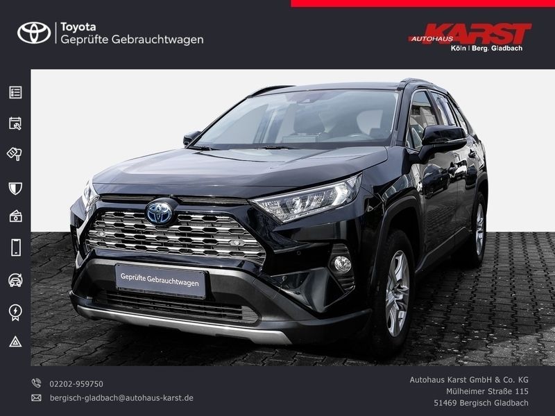 Schwarz Gebraucht 2019 Toyota RAV4 Hybrid Business Edition SUV | 27.960 € (Fairer Preis) - Bild 1/4