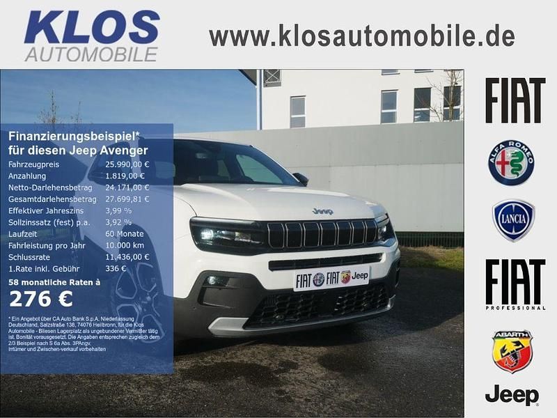 Weiß Neu 2025 Jeep Avenger Summit SUV | 25.990 € (Fairer Preis) - Bild 1/4