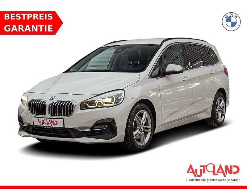 Gebraucht BMW 218 Gran Tourer Luxury Line 140 PS (102 kW) 2018 Weiß Van / Kleinbus