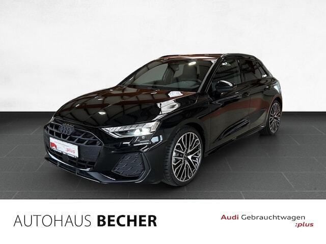 Mythosschwarz metallic Gebraucht 2025 Audi A3 S-Line | 40.990 € (Teuer) - Bild 1/4