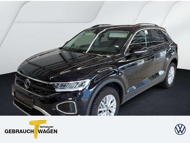 Schwarz Gebraucht 2024 VW T-Roc Life SUV | 21.240 € (Guter Preis) - Bild 1/3