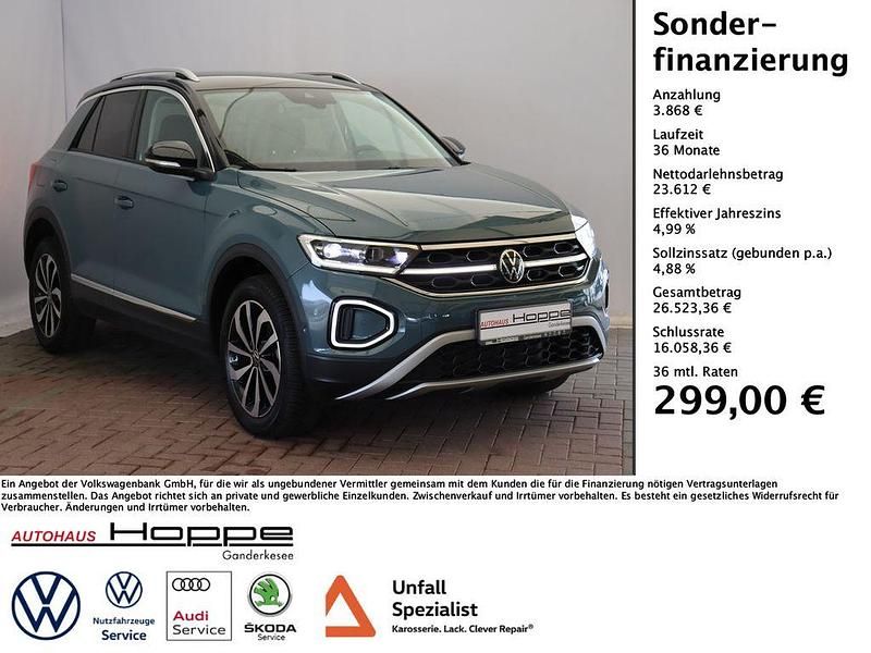 Gebraucht VW T-Roc Style 150 PS (110 kW) 2022 Blau SUV