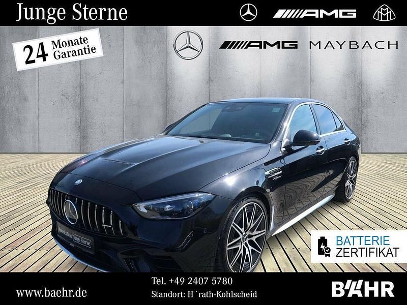Lack obsidianschwarz (metallic) Gebraucht 2024 Mercedes C63 AMG AMG Limousine | 80.950 € (Teuer) - Bild 1/4