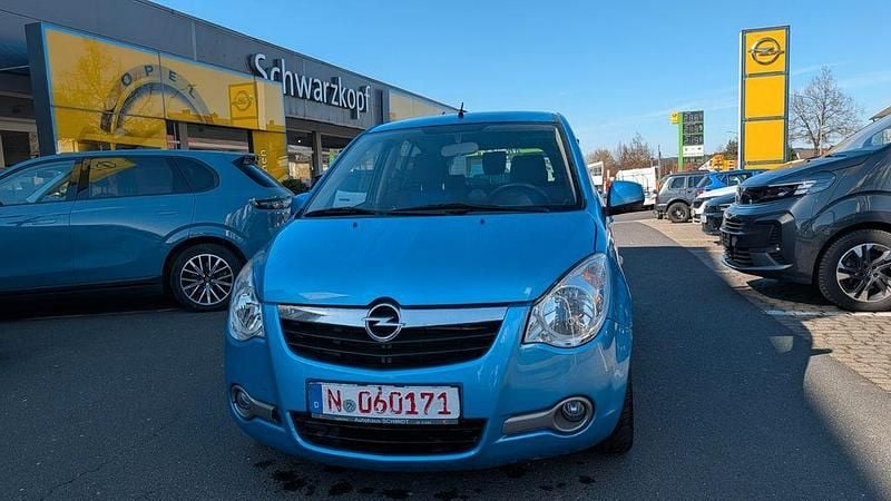 Gebraucht Opel Agila Edition 86 PS (63 kW) 2008 Blau Kleinwagen