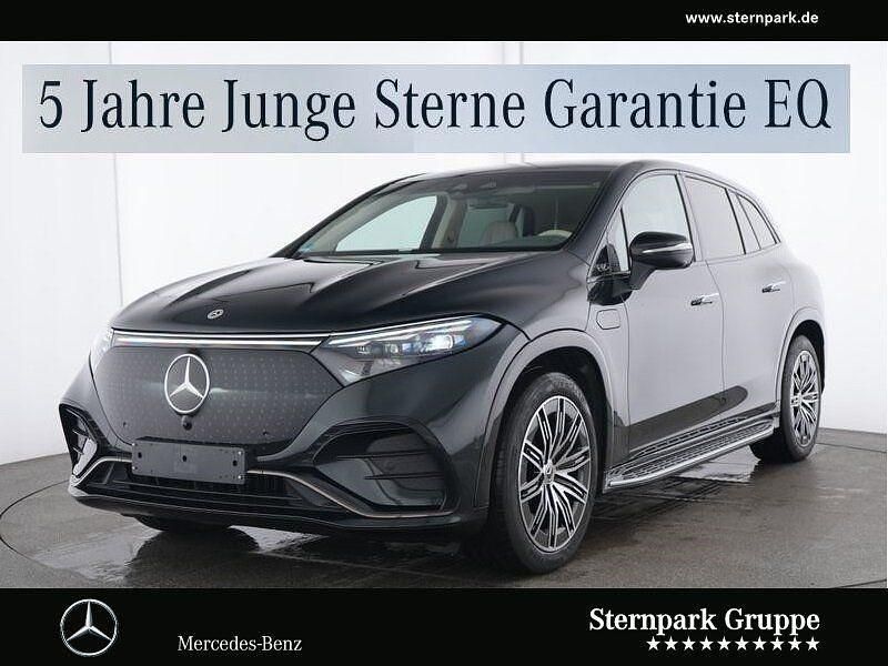 Lack smaragdgrün Gebraucht 2024 Mercedes EQS450+ AMG SUV | 89.192 € (Teuer) - Bild 1/4