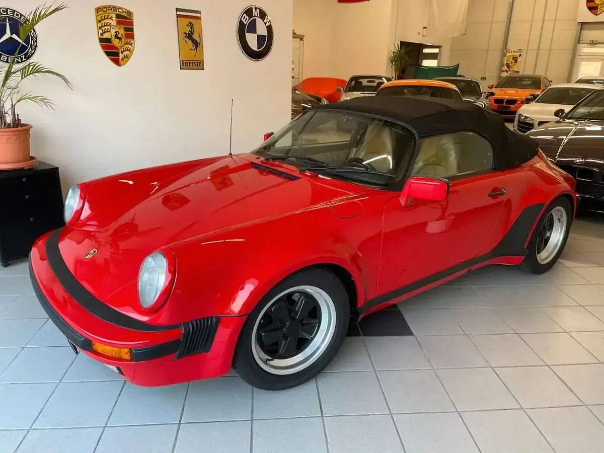 Gebraucht Porsche 911 Speedster 218 PS (160 kW) 1991 Indischrot Cabrio