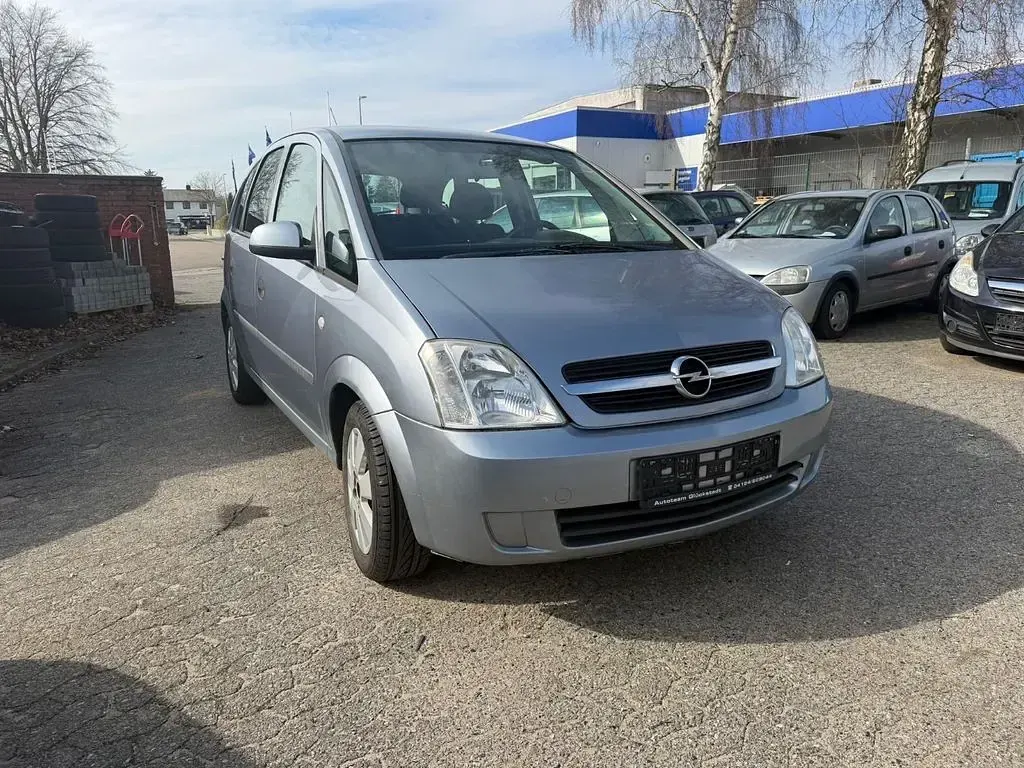 Gebraucht Opel Meriva Basis 101 PS (74 kW) 2005 Silber Van / Kleinbus