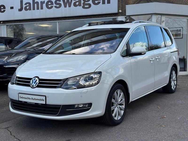 Gebraucht VW Sharan Highline 220 PS (161 kW) 2018 Weiß Van / Kleinbus