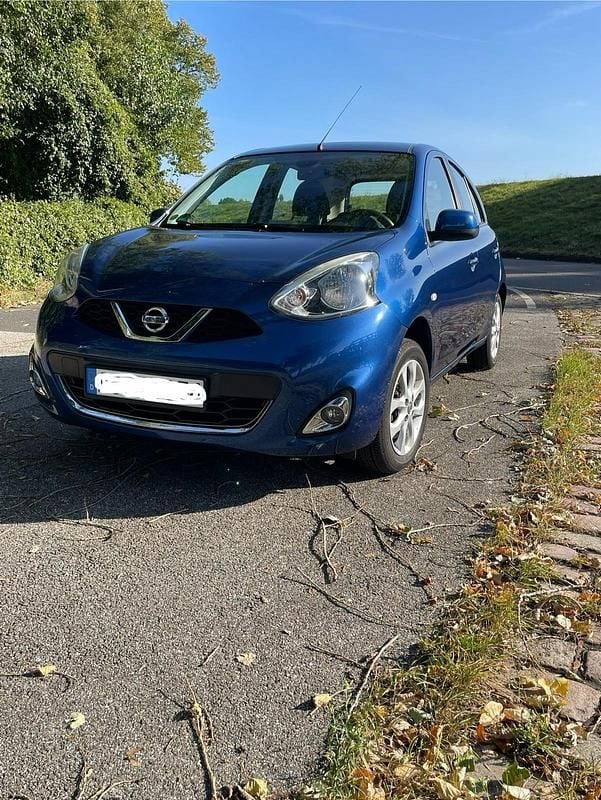Gebraucht Nissan Micra 80 PS (58 kW) 2016 Blau Kleinwagen