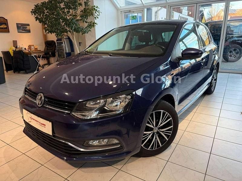 Blau Gebraucht 2016 VW Polo Allstar Kleinwagen | 6.690 € (Guter Preis) - Bild 1/4