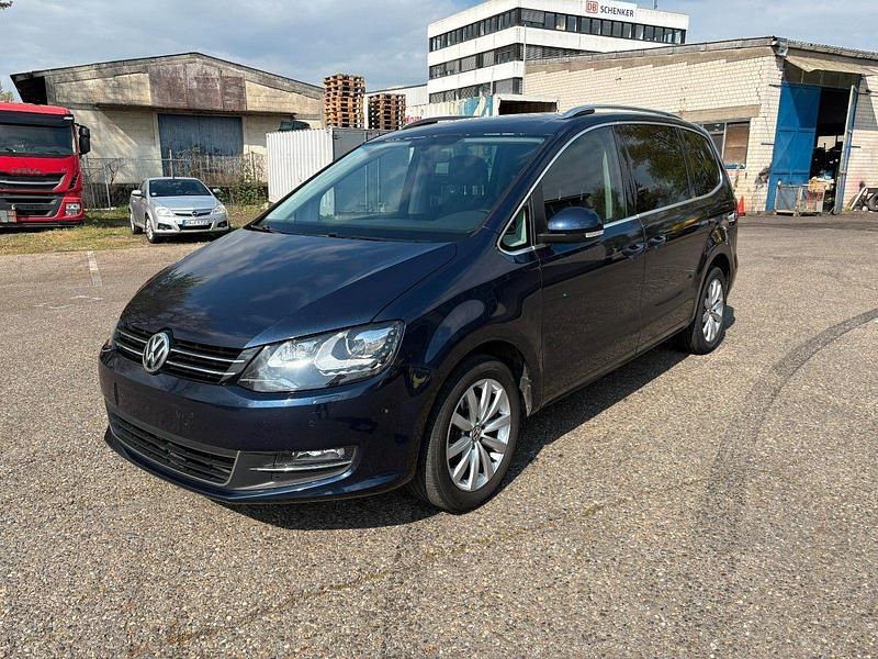Gebraucht VW Sharan Highline 220 PS (161 kW) 2017 Grün Van / Kleinbus