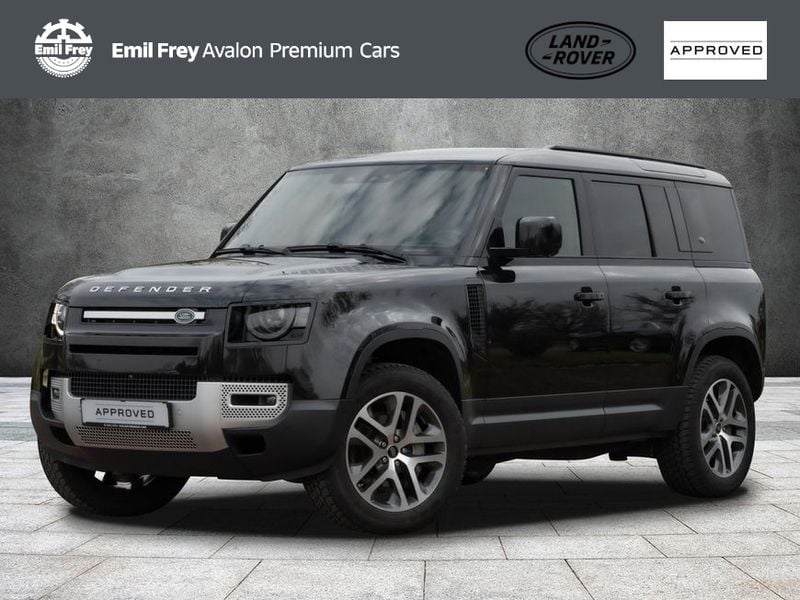 Santorini black metallic Gebraucht 2021 Land Rover Defender S SUV | 60.490 € (Fairer Preis) - Bild 1/2