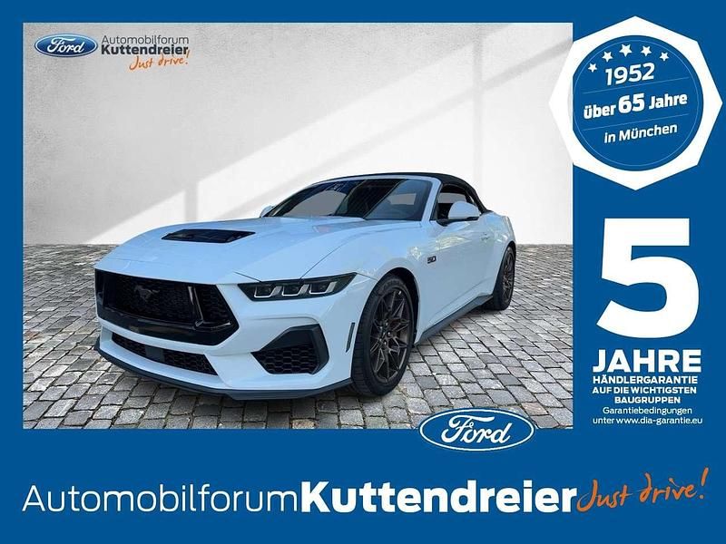 Liquidweiß Neu 2025 Ford Mustang GT Convertible Cabrio | 59.700 € (Fairer Preis) - Bild 1/3