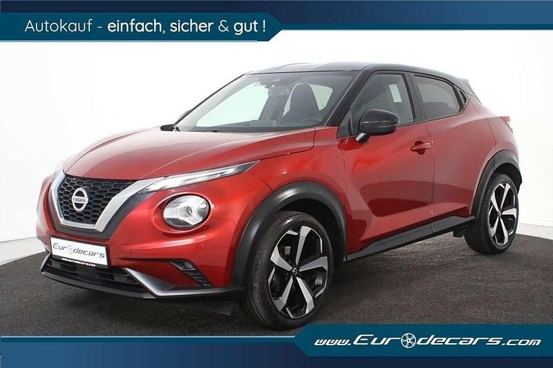 Rot Gebraucht 2020 Nissan Juke Tekna SUV | 14.850 € (Guter Preis) - Bild 1/4