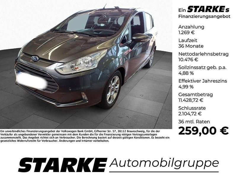 Grau Gebraucht 2017 Ford B-MAX SYNC Edition Van / Kleinbus | 11.745 € (Fairer Preis) - Bild 1/4