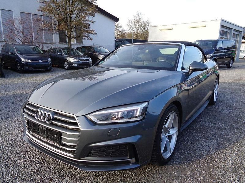 Monsungrau Gebraucht 2018 Audi A5 Cabriolet S-Line Cabrio | 19.700 € (Fairer Preis) - Bild 1/4