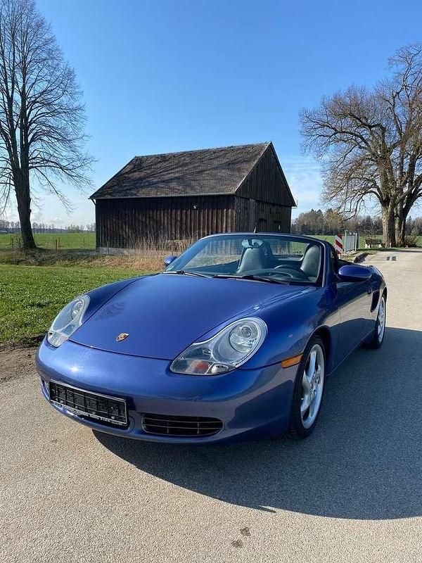 Blau Gebraucht 2000 Porsche Boxster S Cabrio | 26.900 € (Teuer) - Bild 1/4
