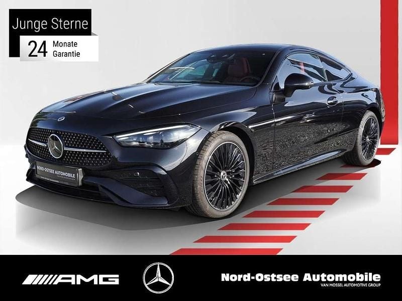 Metalliclack obsidianschwarz Gebraucht 2024 Mercedes CLE200 AMG Coupé | 54.990 € (Fairer Preis) - Bild 1/4