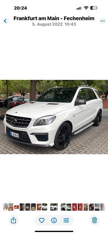 Gebraucht Mercedes GLE350 258 PS (189 kW) 2012 Weiß SUV