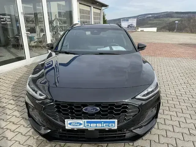 Gebraucht Ford Focus ST-Line X 125 PS (91 kW) 2024 Obsidianschwarz metallic (schwarz) Kombi