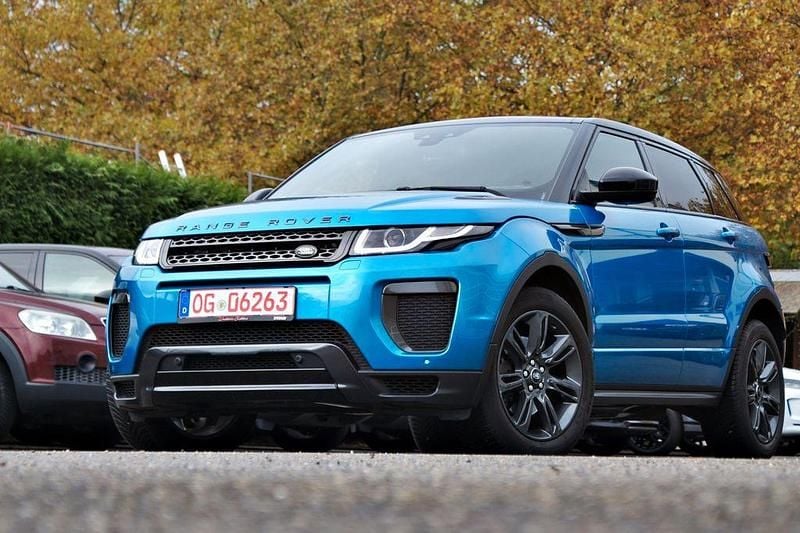Blau Gebraucht 2019 Land Rover Range Rover evoque SE Dynamic SUV | 22.500 € (Superpreis) - Bild 1/4