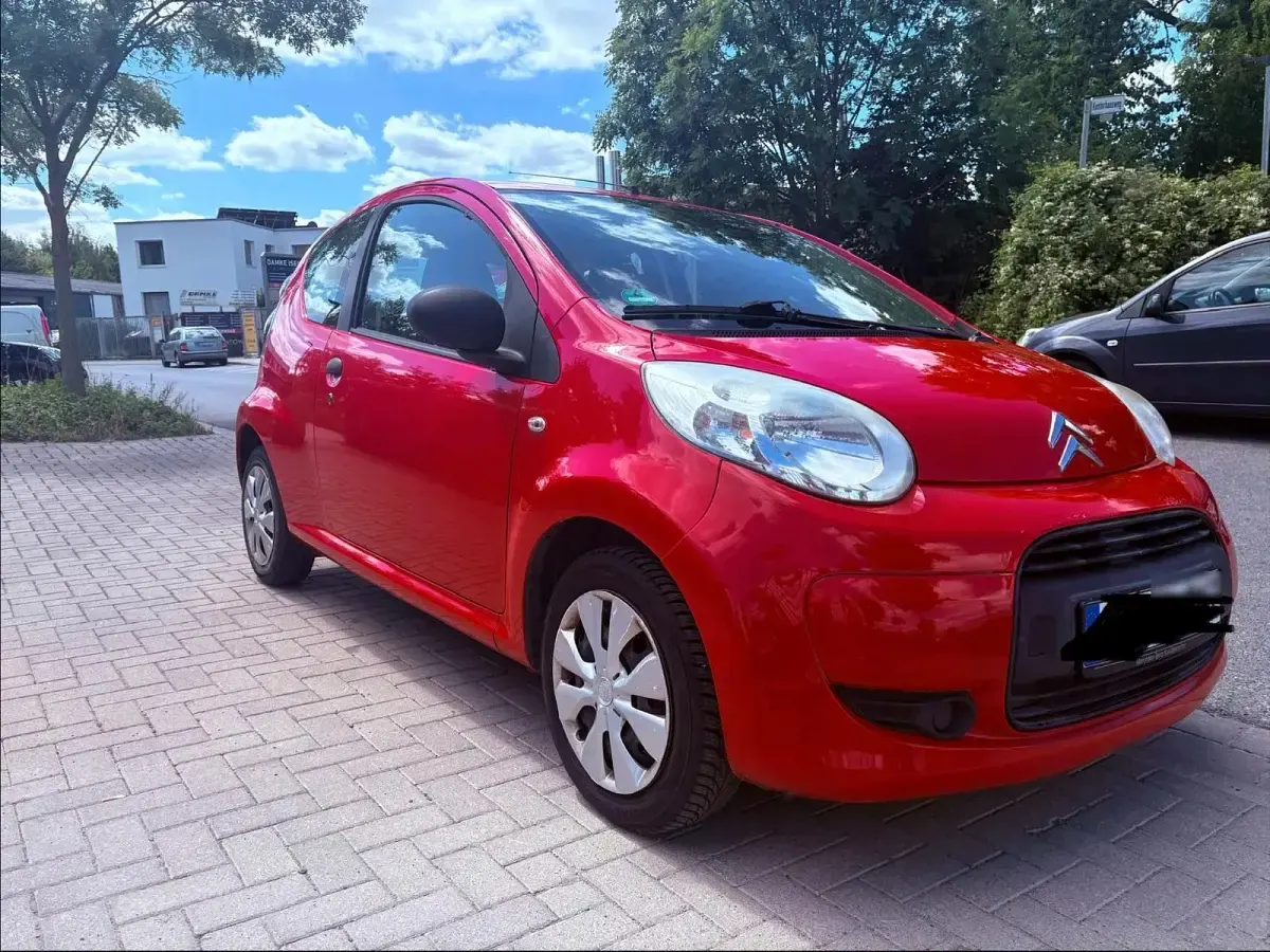 Gebraucht Citroën C1 68 PS (50 kW) 2009 Rot Kleinwagen