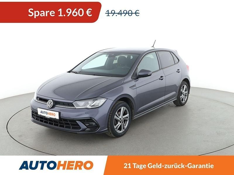 Schwarz Gebraucht 2022 VW Polo R-line Limousine | 17.530 € (Fairer Preis) - Bild 1/3