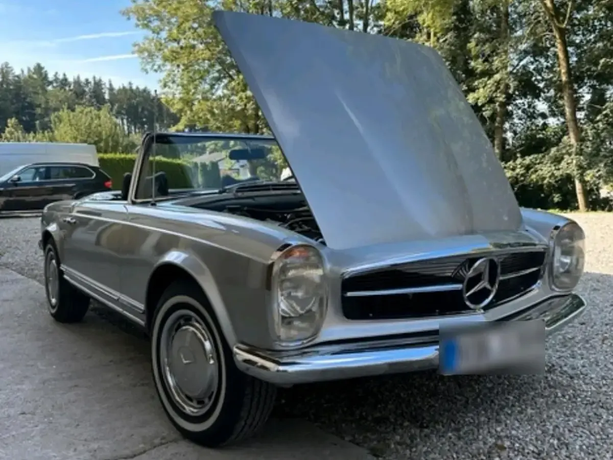 Gebraucht Mercedes SL280 170 PS (125 kW) 1969 Silber Cabrio