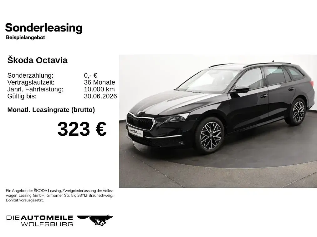 Brugt Skoda Octavia Selection 150 HK (110 kW) 2024 Sort Stationcar