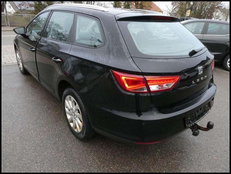 Gebraucht Seat Leon ST Style 110 PS (80 kW) 2015 Schwarz Kombi