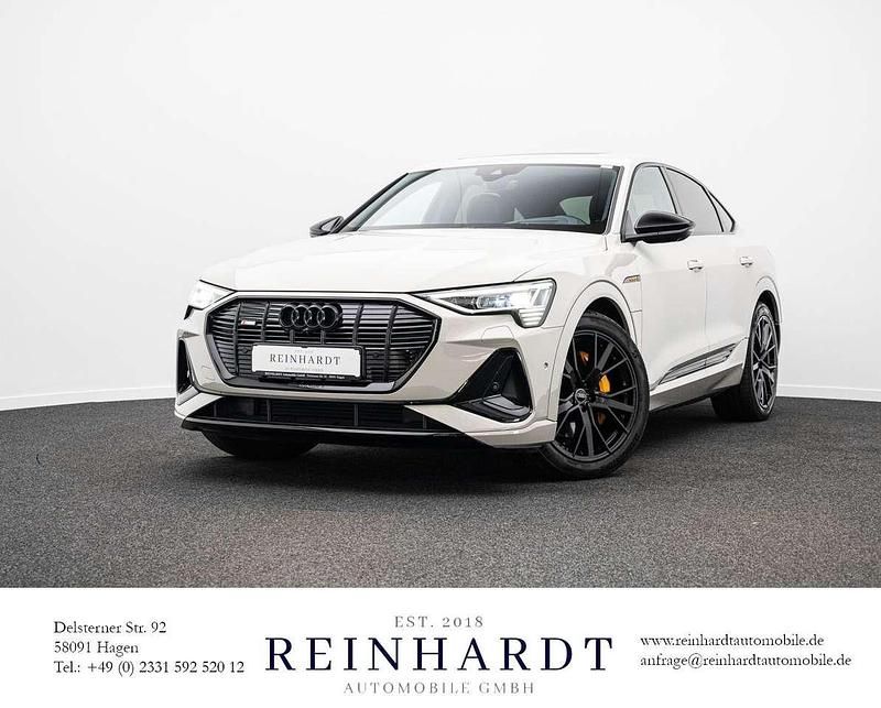 Siambeige metallic Gebraucht 2022 Audi e-tron Sportback S-Line SUV | 46.615 € (Etwas zu teuer) - Bild 1/3