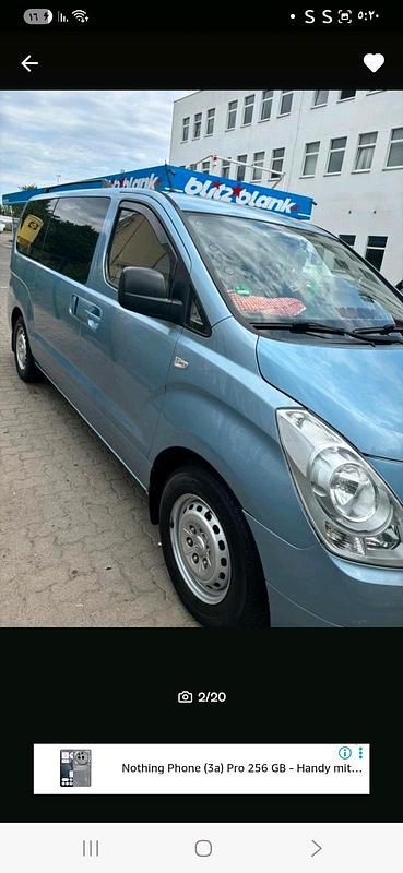Blau Gebraucht 2010 Hyundai H-1 Van | 6.505 € (Fairer Preis) - Bild 1/4