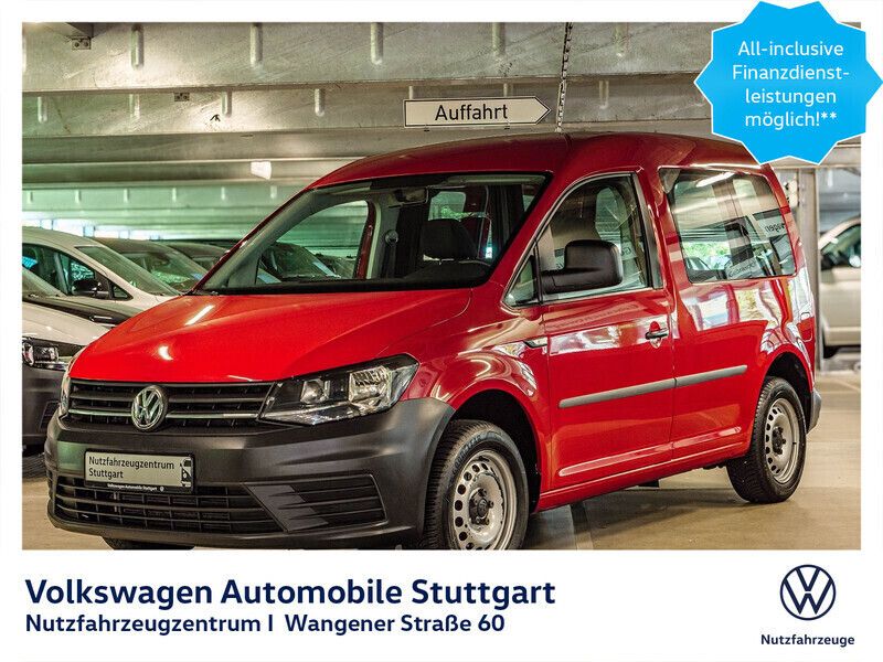 Kirschrot Gebraucht 2018 VW Caddy Van / Kleinbus | 9.990 € (Superpreis) - Bild 1/3