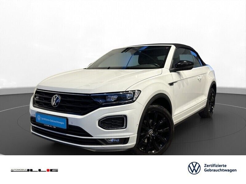 Gebraucht VW T-Roc Cabriolet R-line 150 PS (110 kW) 2021 Weiß Cabrio