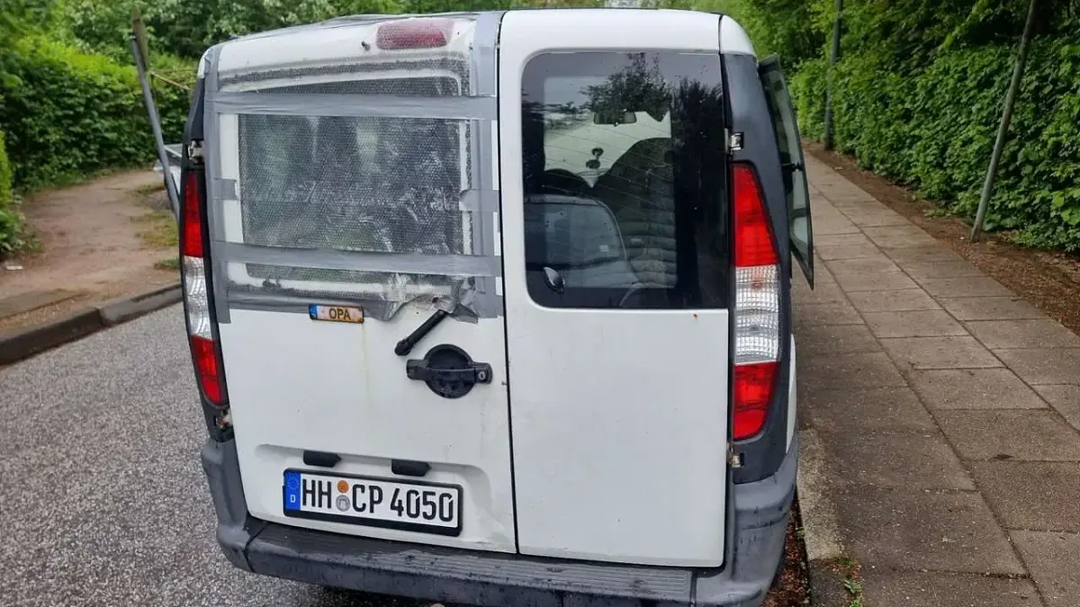 Gebraucht Fiat Doblò 65 PS (47 kW) 2003 Weiß Van / Kleinbus