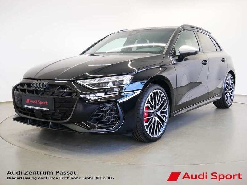 Mythosschwarz metallic Neu 2025 Audi S3 Sport Limousine | 57.990 € (Teuer) - Bild 1/4