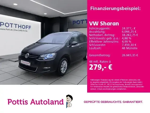 Gebraucht VW Sharan Comfortline 150 PS (110 kW) 2018 Van / Kleinbus