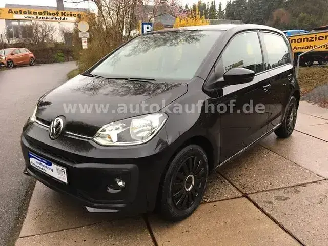 Gebraucht VW up! move up! 60 PS (44 kW) 2018 Schwarz Kleinwagen