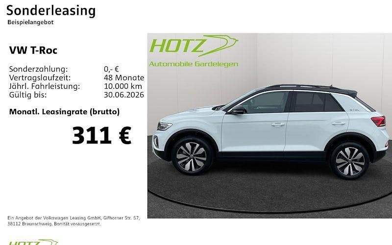 Second-hand VW T-Roc Goal 150 CP (110 kW) 2025 Alb SUV
