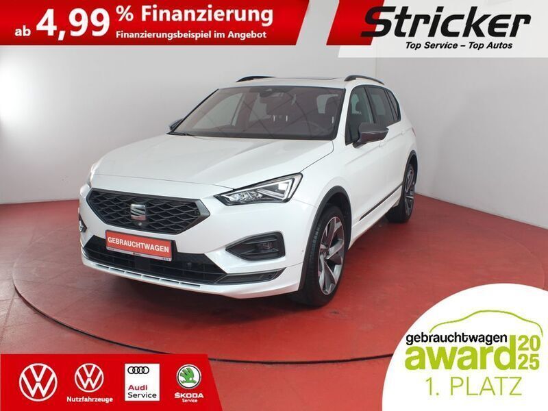 Oryx weiss perlmutteffekt Gebraucht 2022 Seat Tarraco FR-Line SUV | 36.949 € (Fairer Preis) - Bild 1/4