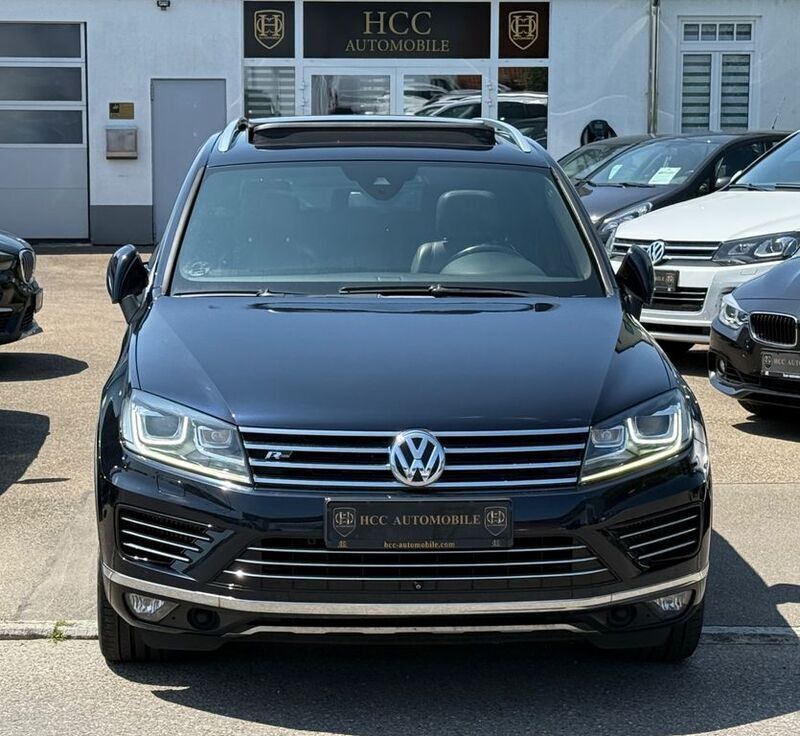 Moonlight blue perleffekt Gebraucht 2015 VW Touareg R-line SUV | 19.999 € (Fairer Preis) - Bild 1/4