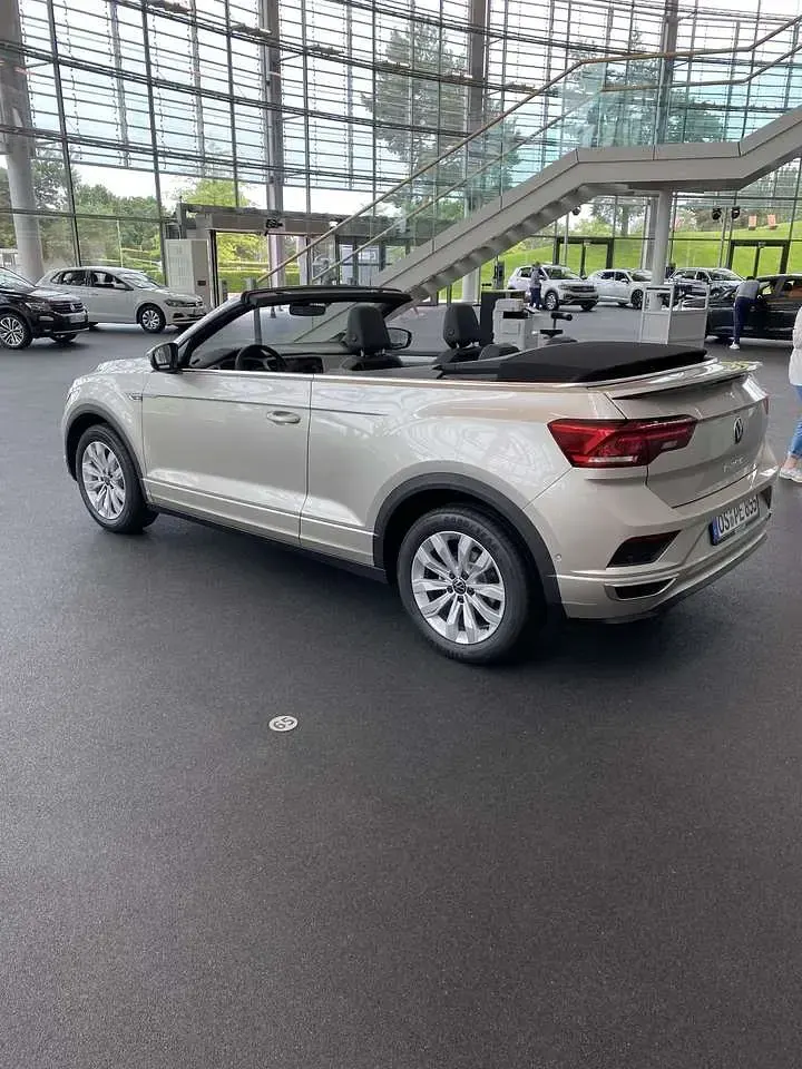 Gebraucht VW T-Roc Cabriolet R-line 150 PS (110 kW) 2021 Silber Cabrio