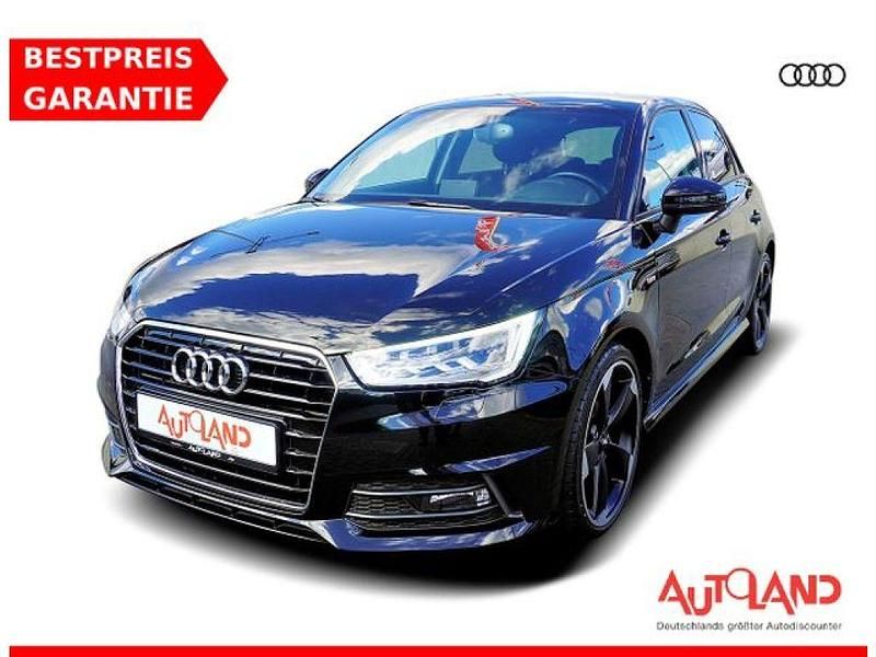 Mythosschwarz metallic (metallic) Gebraucht 2015 Audi A1 S-Line Kleinwagen | 16.950 € (Teuer) - Bild 1/4