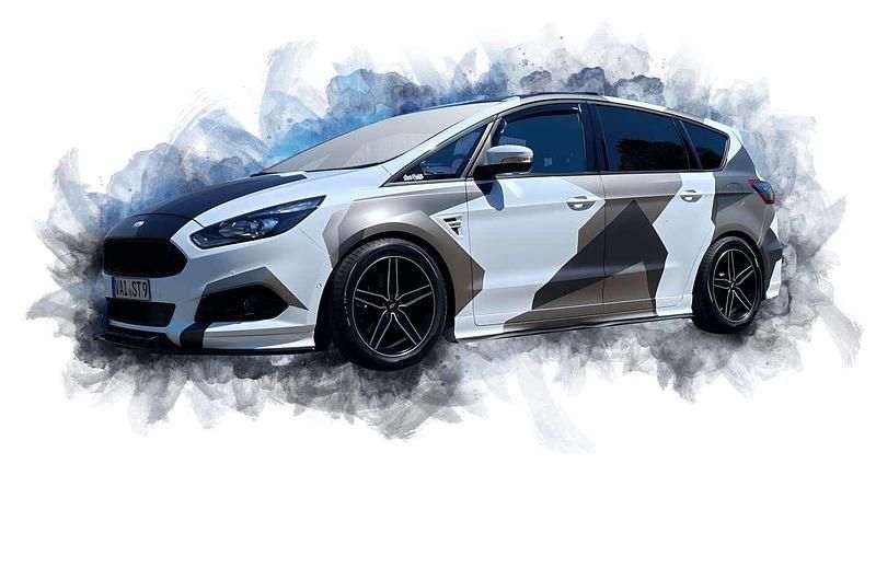 Weiß Gebraucht 2018 Ford S-MAX ST-Line Van / Kleinbus | 26.000 € (Teuer) - Bild 1/4