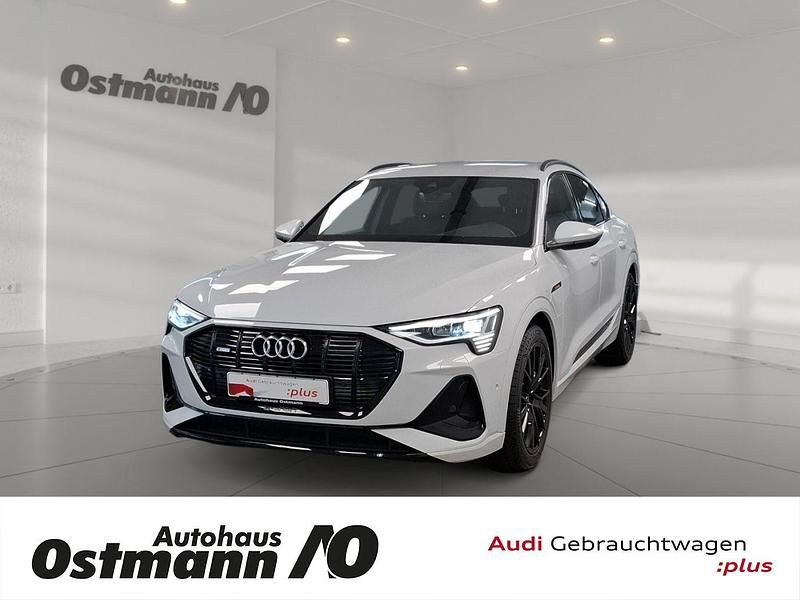 Gletscherweiß metallic Gebraucht 2021 Audi e-tron Sportback S-Line SUV | 35.650 € (Fairer Preis) - Bild 1/4
