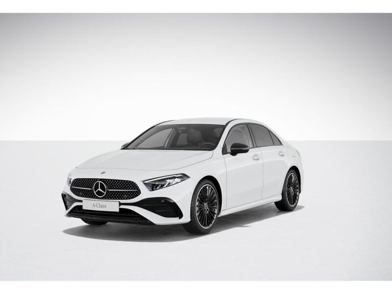 Weiß , polarweiß Gebraucht 2023 Mercedes A200 Premium Limousine | 35.290 € (Etwas zu teuer) - Bild 1/4