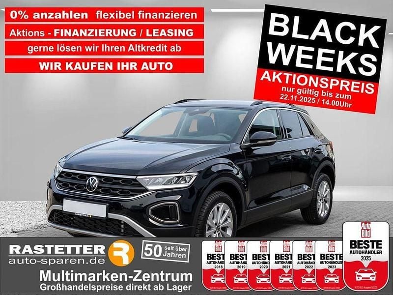 Grenadillschwarz Neu 2025 VW T-Roc Life SUV | 28.980 € (Superpreis) - Bild 1/4