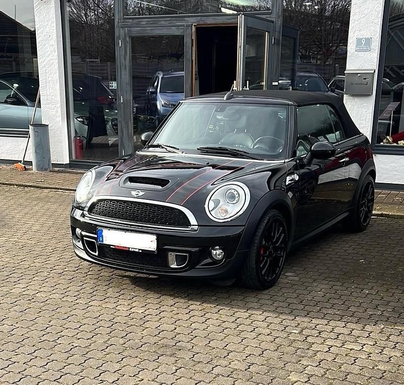Schwarz Gebraucht 2012 Mini John Cooper Works Cabriolet Cabrio | 12.800 € (Fairer Preis) - Bild 1/4