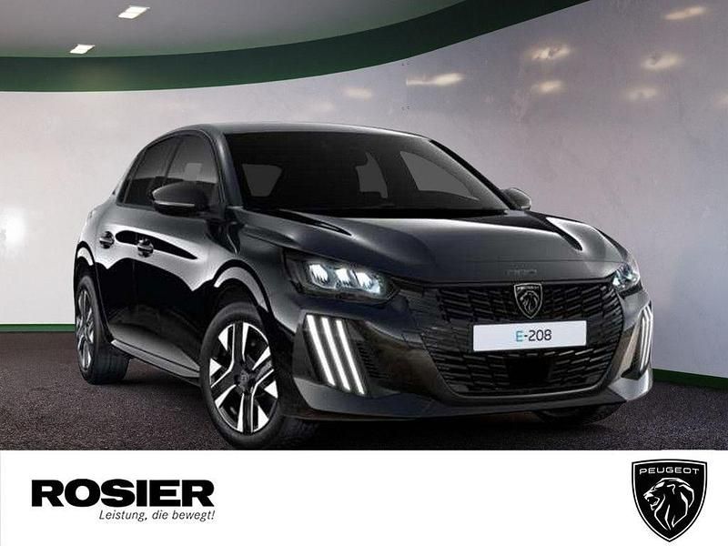 Schwarz Neu 2025 Peugeot e-208 Allure Kleinwagen | 42.965 € - Bild 1/4